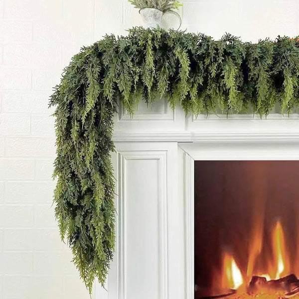 Festive Cedar Garland Decor